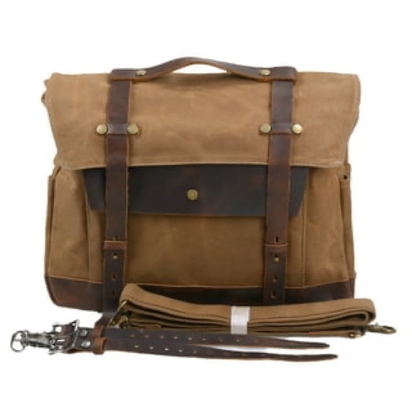 Canvas Motorcycle Saddlebag